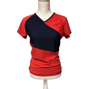 Under Armour Activewear Workout Tee Breathable Stretchy Material